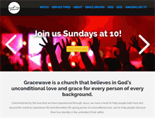 Tablet Screenshot of gracewavechurch.org